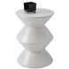 Union 22 X 16 inch White Outdoor End Table